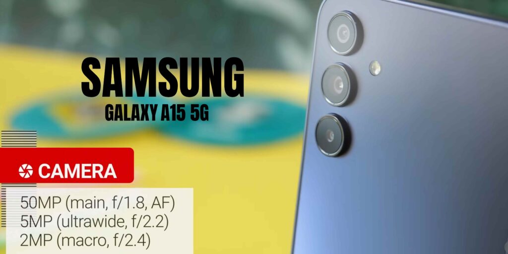 Samsung galaxy a15 5g camera
